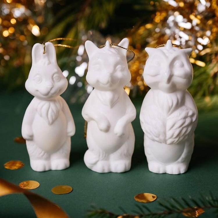 Коллекционная ёлочная игрушка Лисёнок Fox Collectible Toy 9,5 cm