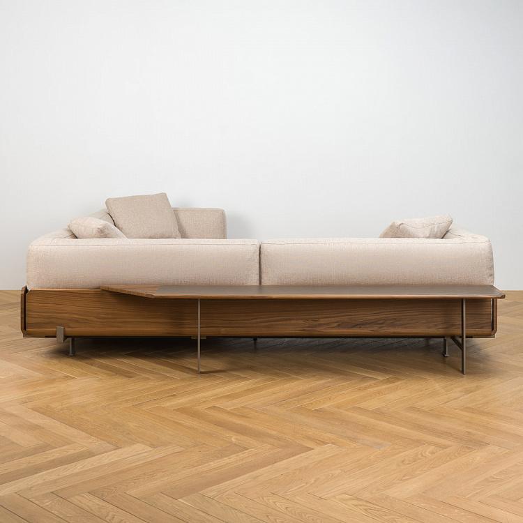 Угловой диван Позитано с полкой за спинкой Positano Group With Shelf