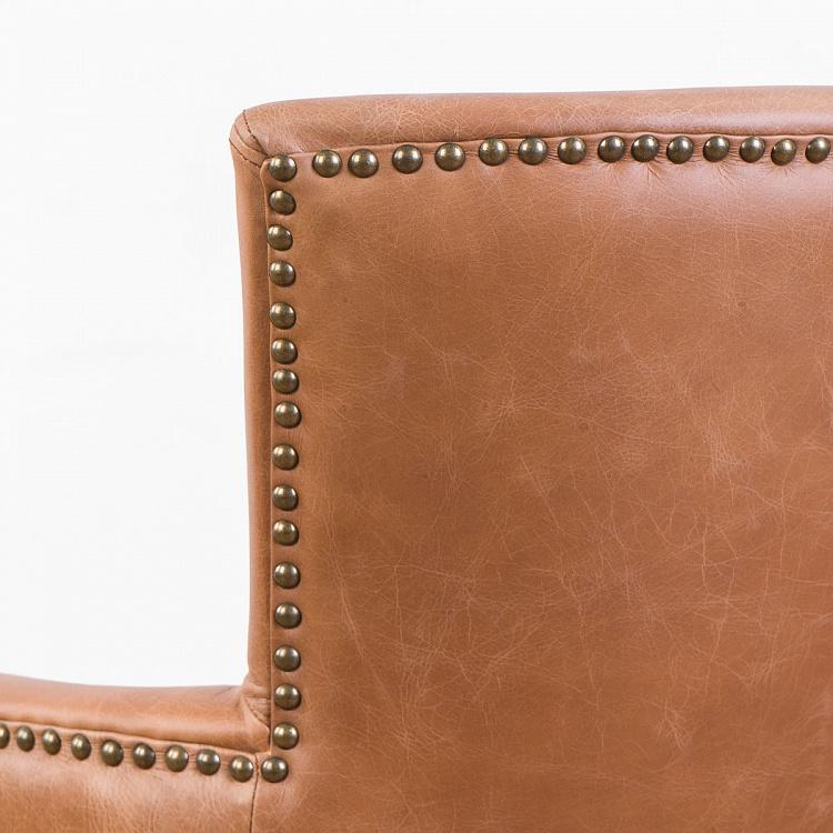 Стул Ньюпорт с подлокотниками, светлые ножки Newport Dining Chair, Oak Brown