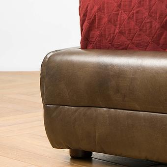 Двуспальная кровать Sahara Double Bed RM натуральная кожа Antique Master