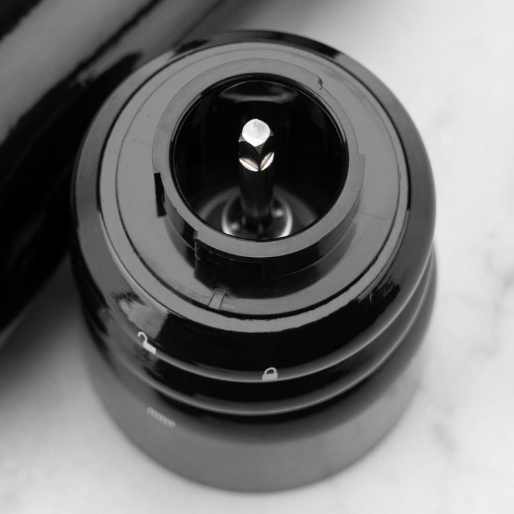 Электрическая мельница для соли Париж, чёрный лак Paris Electric Salt Mill Black Gloss