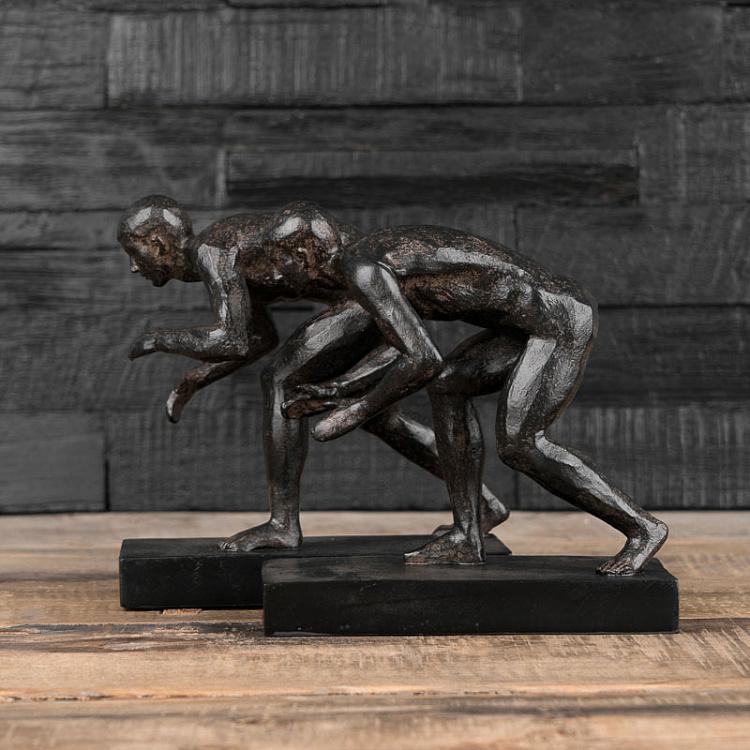 Набор из двух держателей для книг Борцы Bookend Wrestling Men