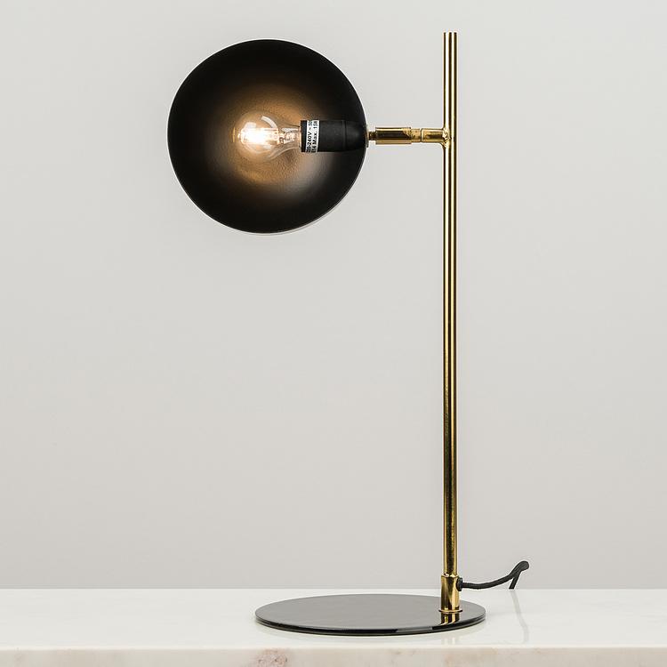 Настольная лампа Энамл Enamel Desk Lamp Black