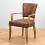 Стул Mami Dining Chair With Arms, Oak Brown