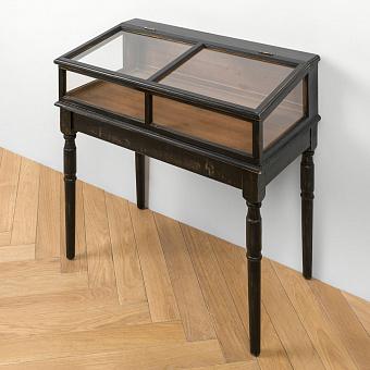 Tania Black Wooden Display Shelf