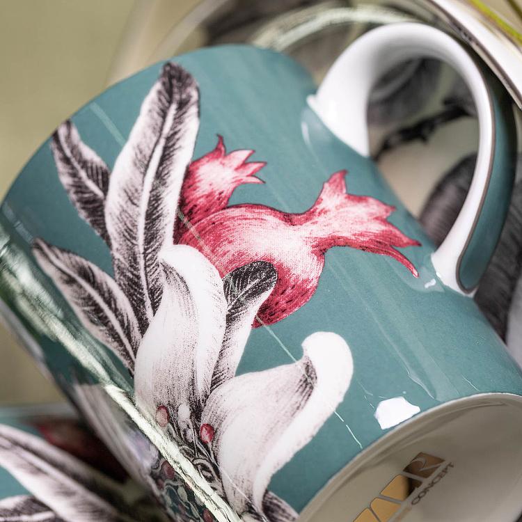 Зелёная кружка с гранатом Экзо Exo Cup Pomegranate Green