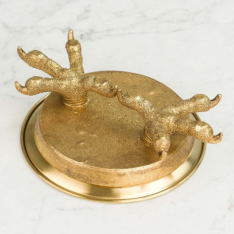 Круглый поднос-тортовница на птичьих лапах Bird Feet Tray