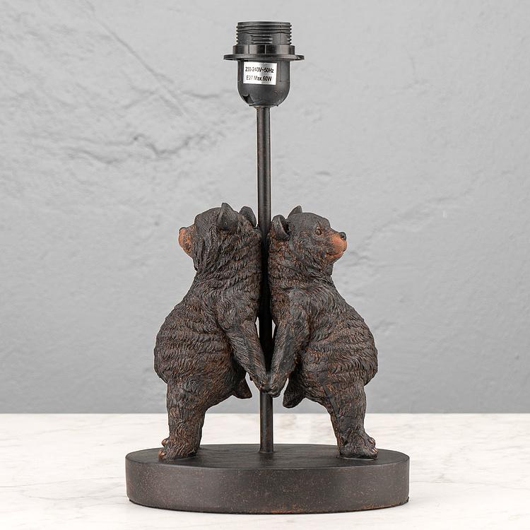 Настольная лампа с абажуром Два медведя 2 Bears Back Lamp With Shade