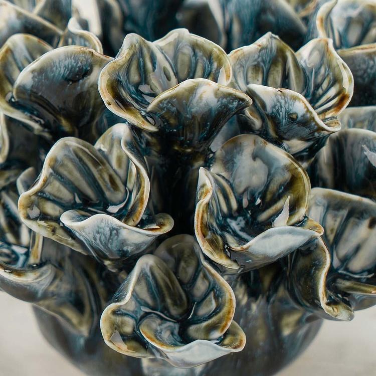 Синий подсвечник Марина Marina Candle Holder Blue