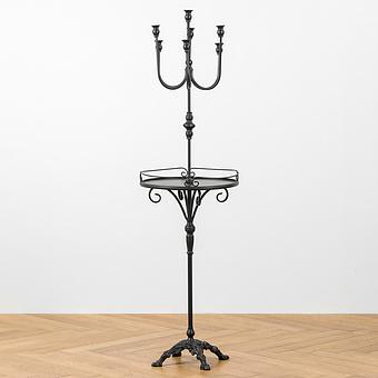 Подсвечник со столиком Perla Side Table With Candelabrum