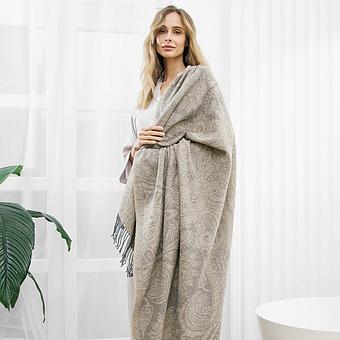 Плед Magnolia Plaid Brown 130x180 cm