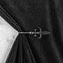 Держатель для шторы Gothic Fleur De Lis Curtains Holder Black