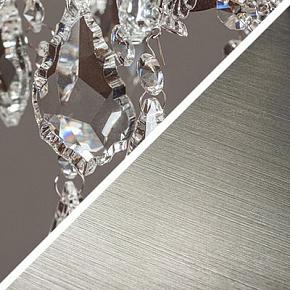 хрусталь и металл Clear Crystal and Natural Metal