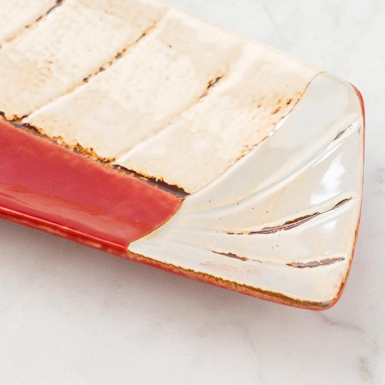 Набор из трёх сервировочных блюд Мультяшные рыбки Set Of 3 Long Fish Dishes Comics