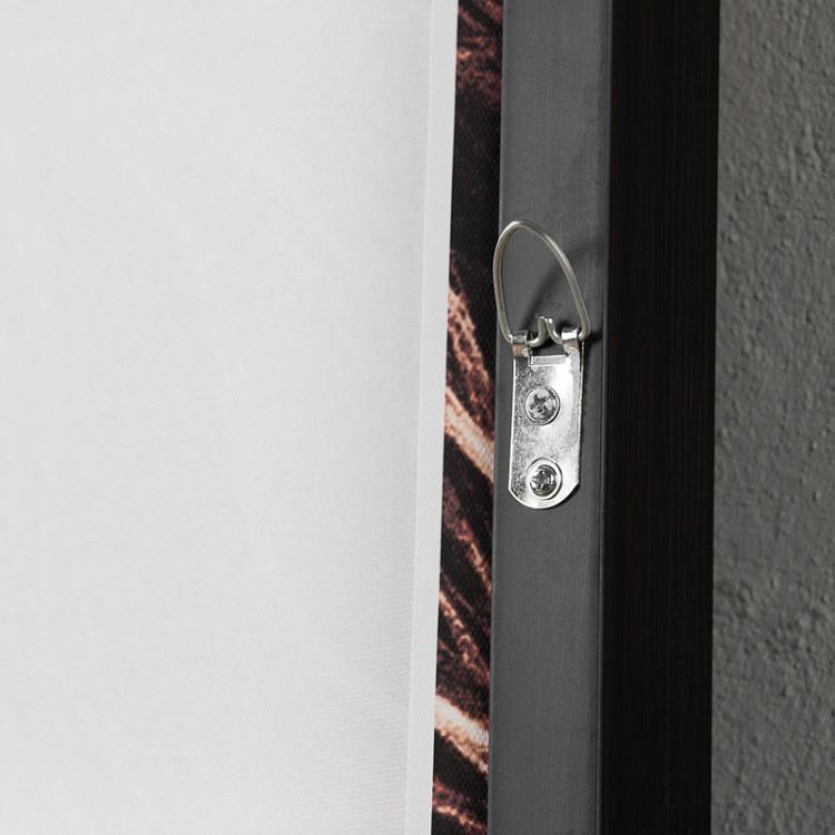 Фото-принт на холсте в раме Як Canvas Picture With Brown Frame Highland