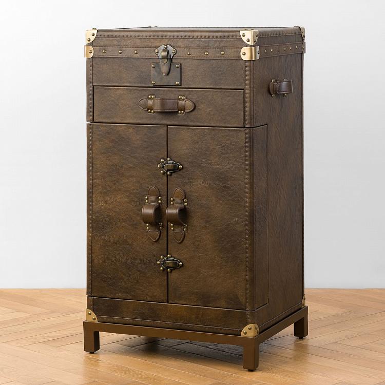 Барный шкаф-сундук Вояж Voyage Chest Sideboard RM