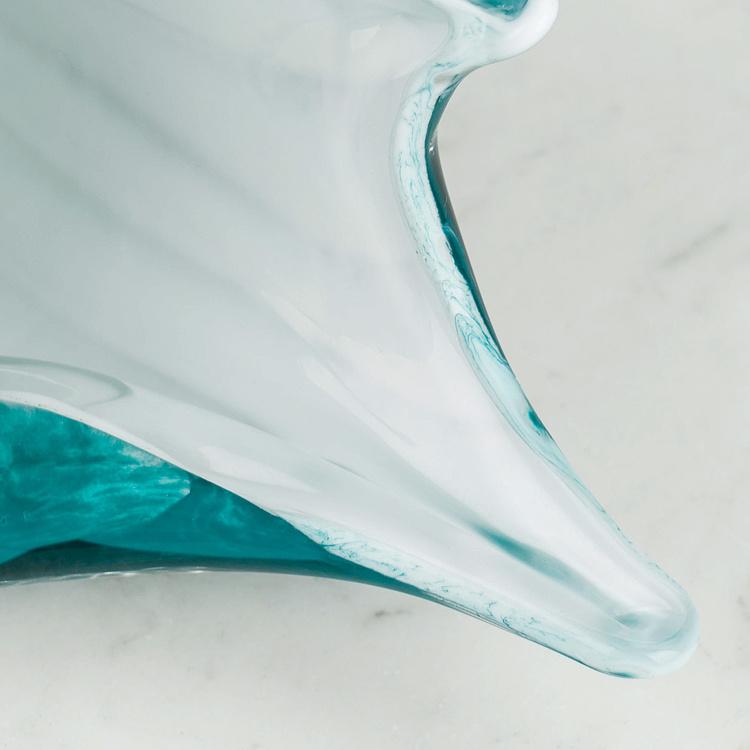 Статуэтка Бирюзовая ракушка Glass Shell Turquoise