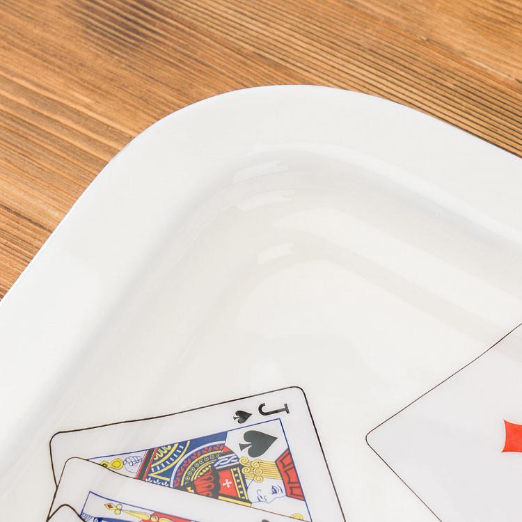 Поднос эмалированный Казино Casino Enameled Tray