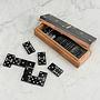 Домино Black Domino In Acacia Box