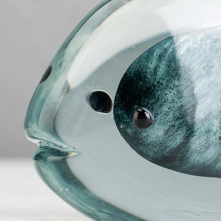 Пресс-папье Серый кит Glass Paperweight Grey Whale