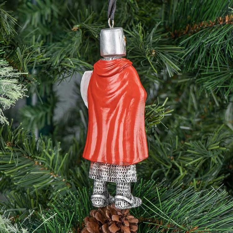 Ёлочная игрушка Рыцарь в красном Knight In Red 14 cm