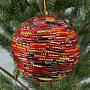 Ёлочная игрушка Multicolored Wires Ball 9 cm