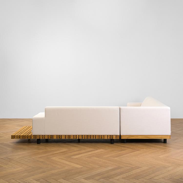 Садовый угловой диван Икона Icon Group, Golden Teak