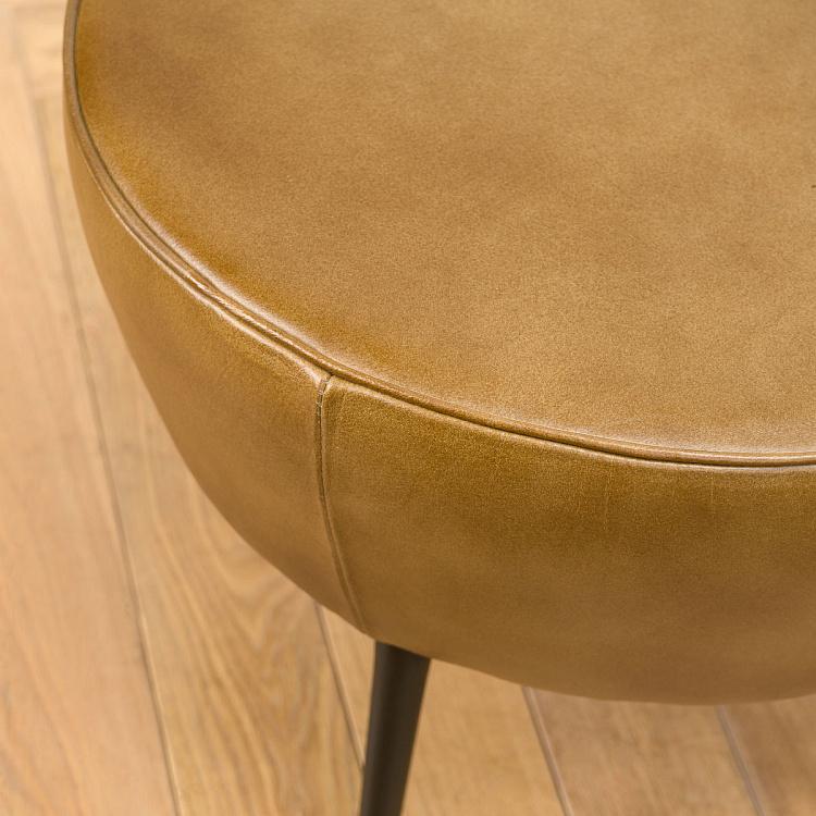 Банкетка Перкуссия Percussion Stool Brown Leather