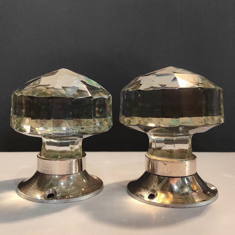 Двусторонняя дверная поворотная ручка Кристалл 2 дисконт Cristal 2 Swivel Door Knob discount