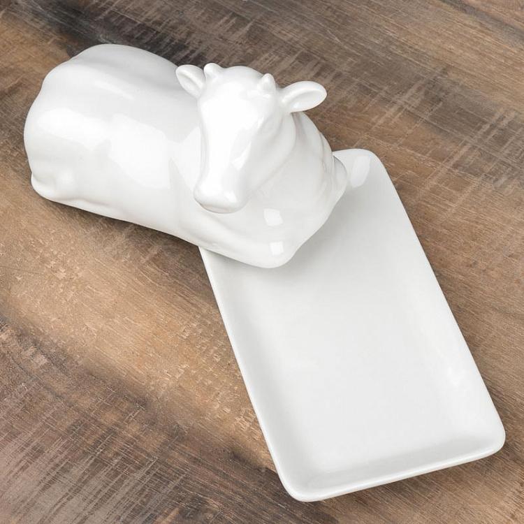 Маслёнка Корова Cow Butter Dish