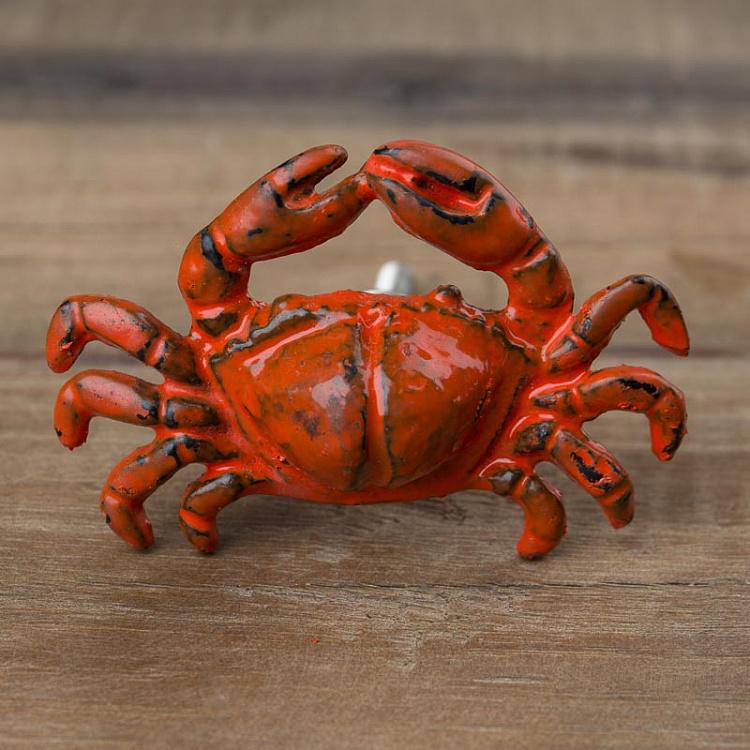 Мебельная ручка Красный краб Red Crab Knob