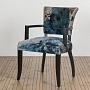 Стул Mimi Dining Chair With Arms, Black Wood