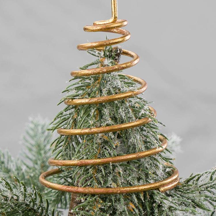 Верхушка на ёлку с разноцветными стразами Снежинка Jewel Snowflake Tree Topper Gold Red 33 cm