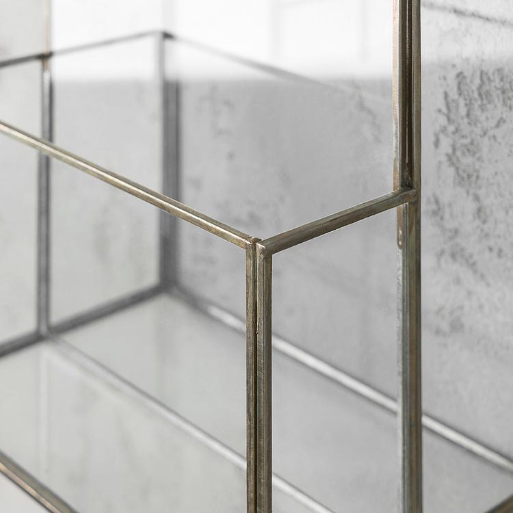 Двойная стеклянная полка Magazine Holder With 2 Glass Boxes