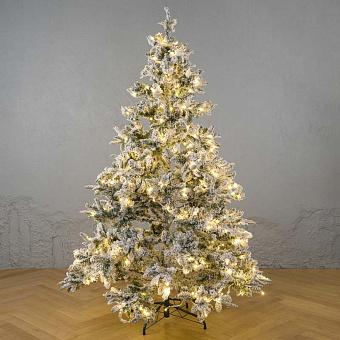 Snow-Covered Spruce With 460 LED Bulbs 213 cm