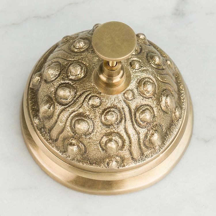 Настольный звонок Золотистый морской ёж Urchin Golden Desk Bell