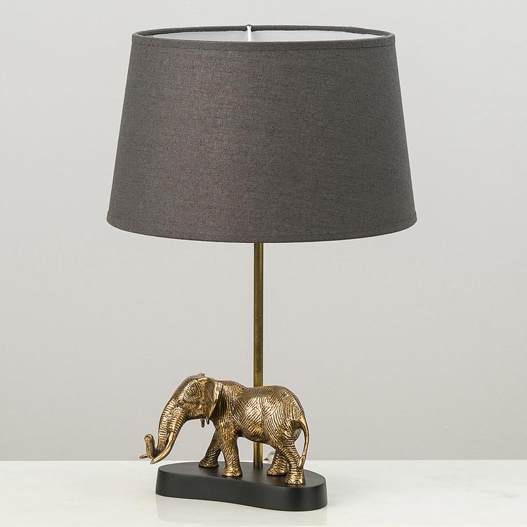 Настольная лампа Золотой слон Golden Elephant Table Lamp