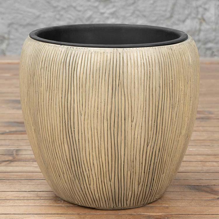 Кашпо-чаша Эффектори Вау капучино, S Effectory Wow Bowl Pot Cappuccino Small