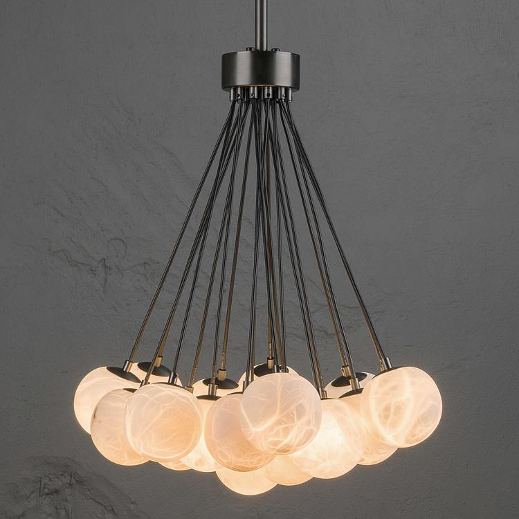 Люстра Галактика 19 планет Плеяды, S Galaxy 19 Pleiades Chandelier Small OZ