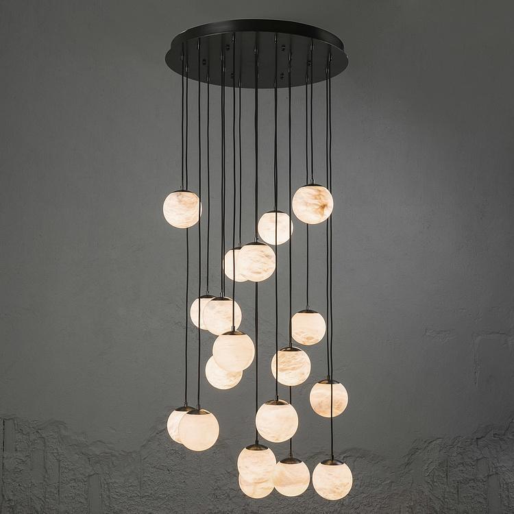 Люстра Галактика 19 планет Млечный Путь, L Galaxy 19 Milky Way Chandelier Large OZ