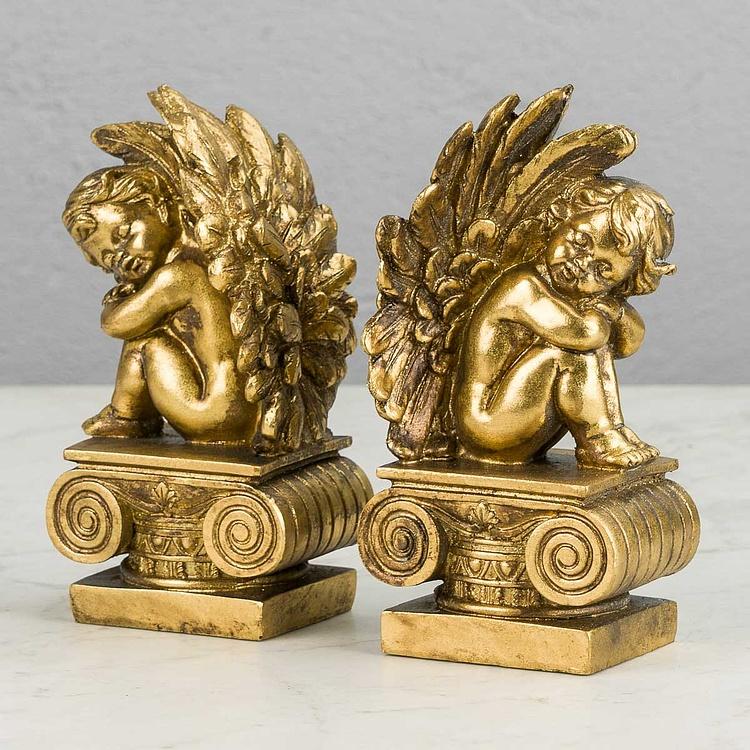 Набор из двух держателей для книг Ангелы Bookend Angels