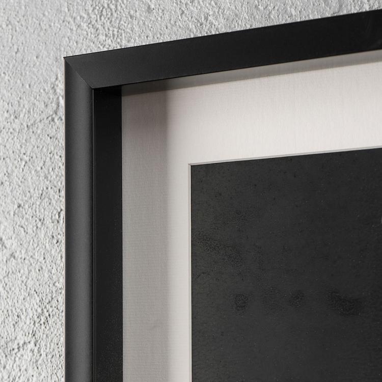 Фото-принт в чёрной раме Ягуар Д Jaguar D Type, Black Box Frame