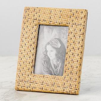 Yellow Brick Rectangular Photo Frame