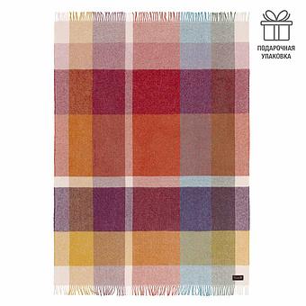 Arequipa Plaid Red Brown Blue 120x180 cm