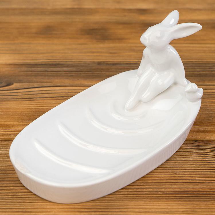 Мыльница с кроликом и уточкой дисконт2 Rabbit And Duck Soap Dish discount2