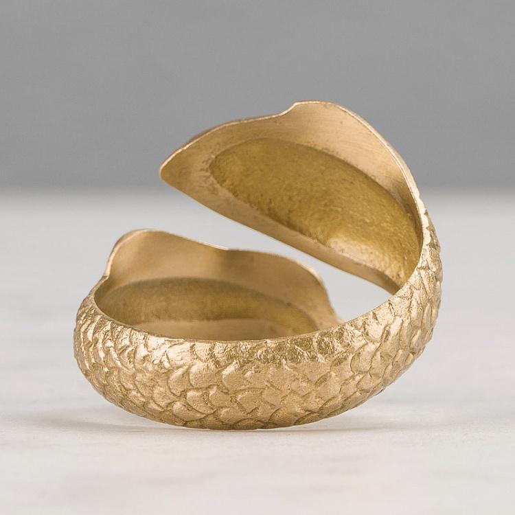 Кольцо для салфетки Золотая рыбка Goldfish Napking Ring Gold