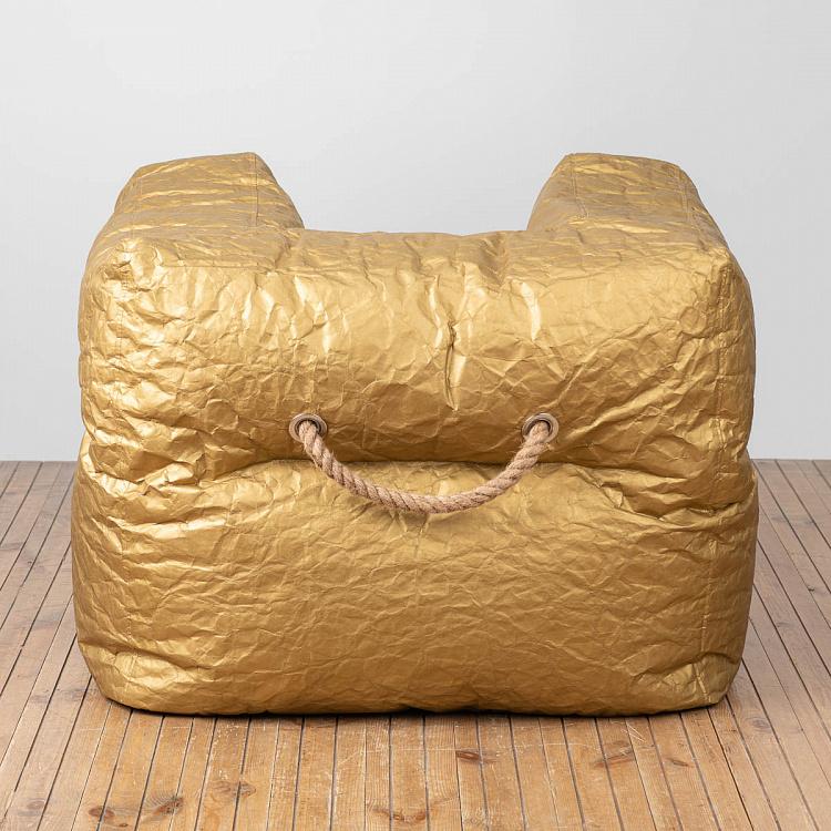 Золотое кресло Одеон Odeon Armchair Gold