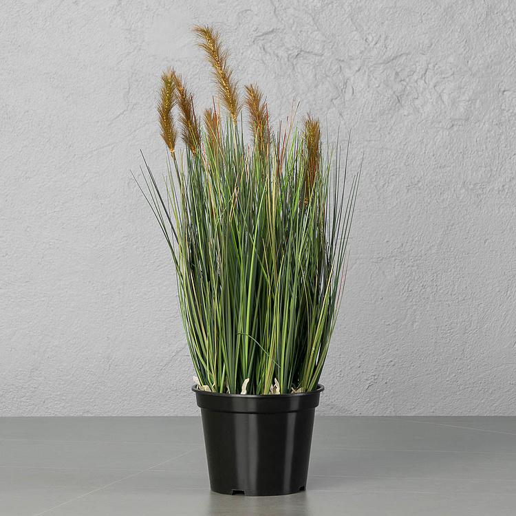 Искусственная кустовая осока с коричневыми султанами Sedge Bush With Brown Sultans 60 cm