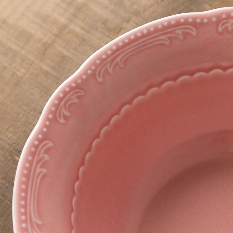 Пудрово-розовая салатница Старая Вена, S Vecchio Vienna Salad Bowl Small Powder Pink