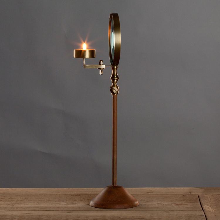 Подсвечник с лупой Magnifying T-lite Holder